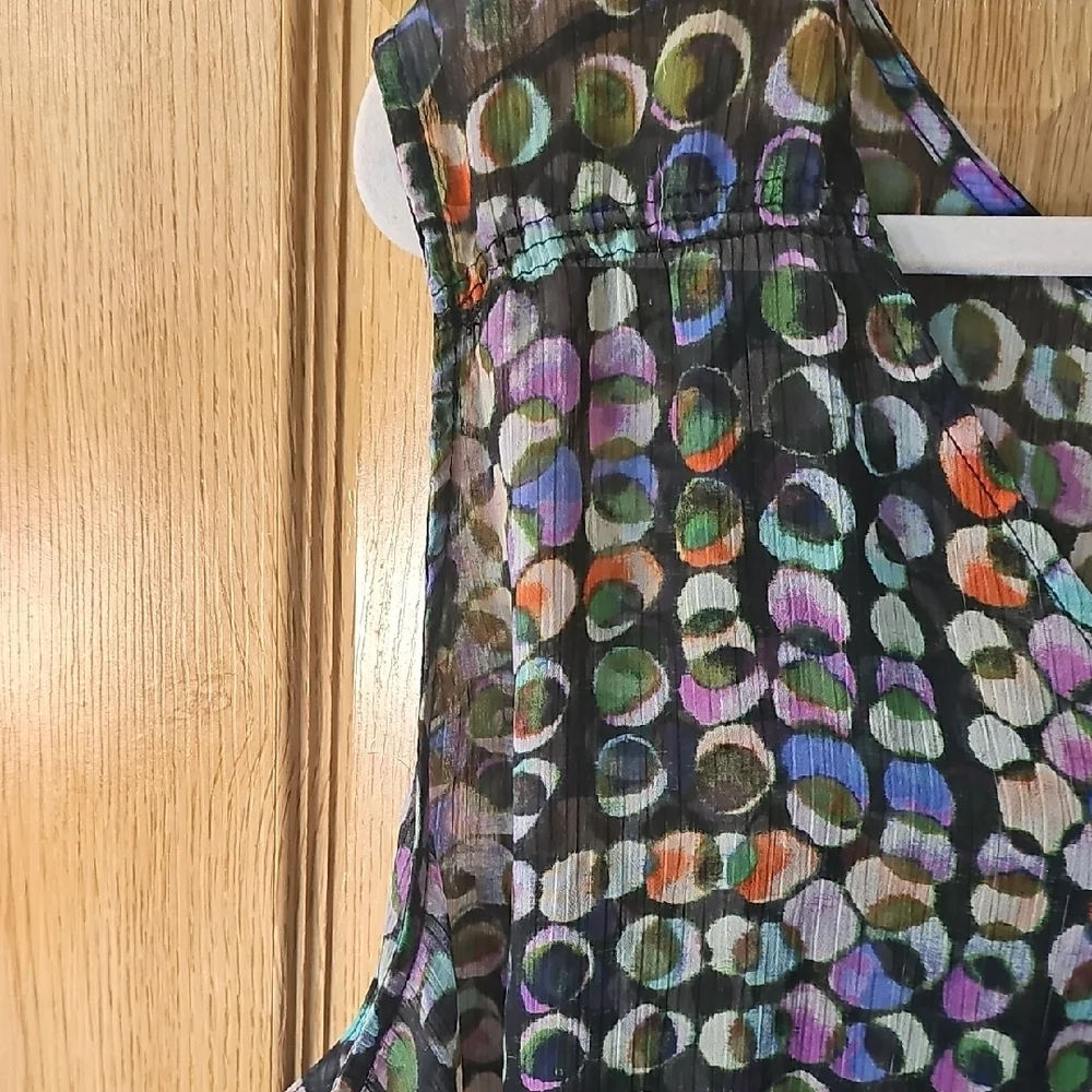 Liz Claiborne Colorful Patterned Blouse - Picture 3 of 9